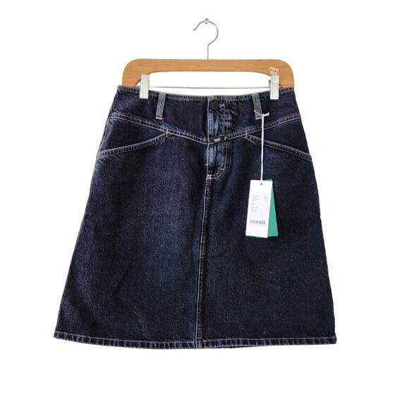 CLOSED Ibbie Dark Gray Denim Skirt- 28 MSRP $250 - Picture 3 of 16